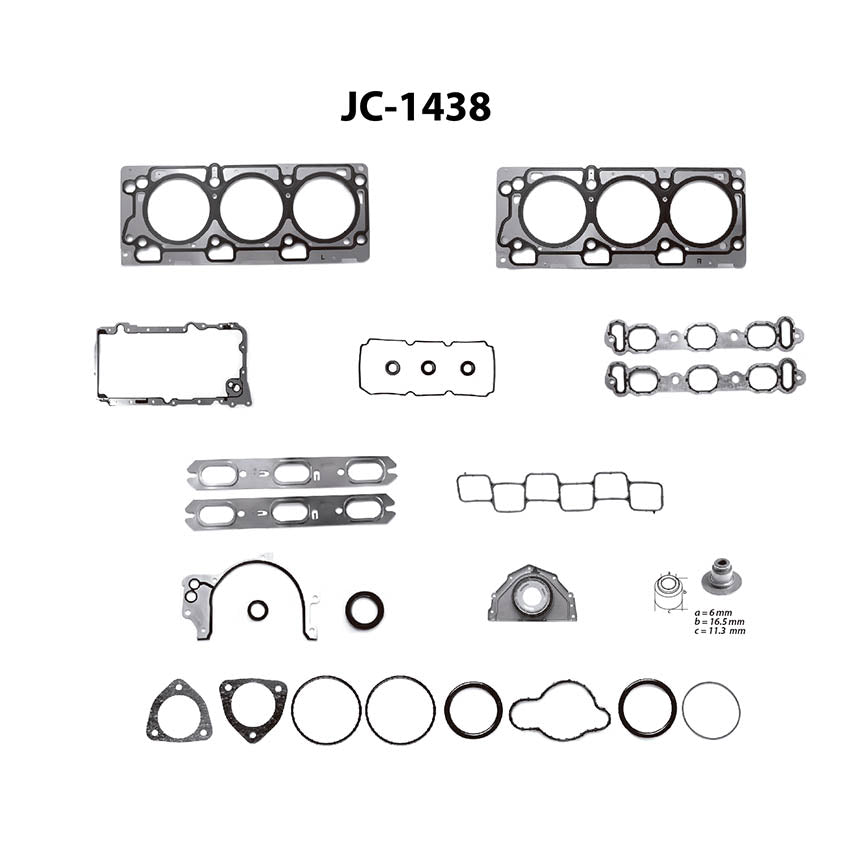 JC-1438 Juego Completo de Juntas de  Motor para Chrysler Sebring 2007 TF VICTOR