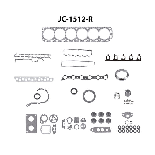 JC-1512-R Juego Completo de Juntas de  Motor para Ford E-350 Econoline Club Wagon 1995 TF VICTOR