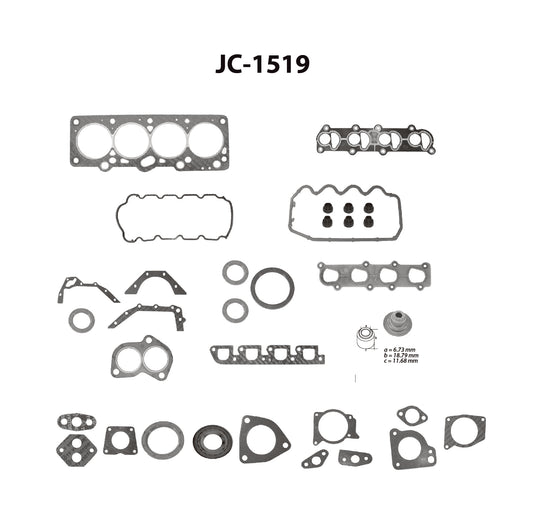 JC-1519 Juego Completo de Juntas de  Motor para Mercury Tracer 1998 TF VICTOR