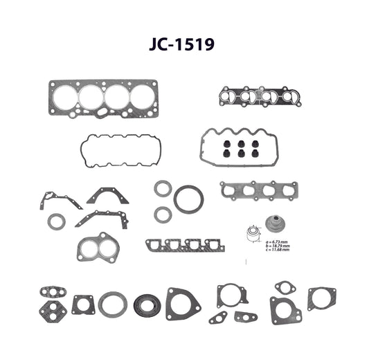 JC-1519 Juego Completo de Juntas de  Motor para Ford Escort 1998 TF VICTOR