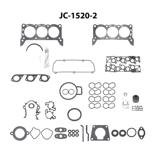 JC-1520-2 Juego Completo de Juntas de  Motor para Ford Mustang 1998 TF VICTOR