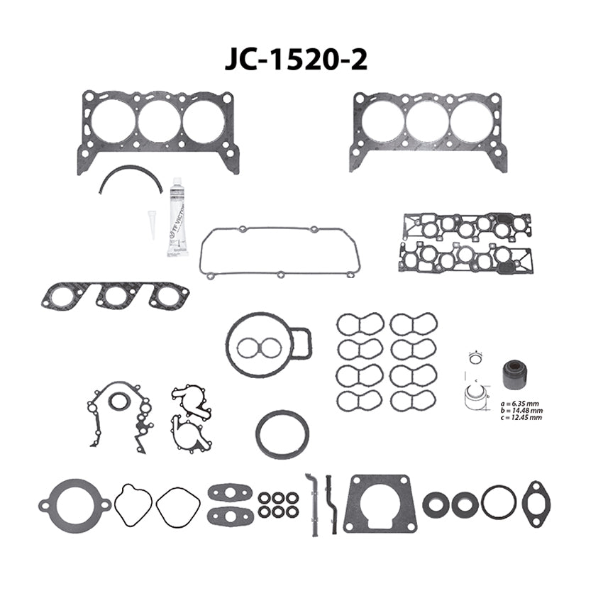 JC-1520-2 Juego Completo de Juntas de  Motor para Ford Mustang 1999 TF VICTOR