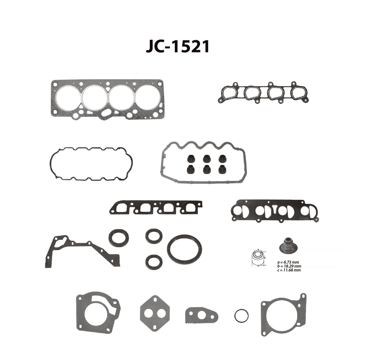 JC-1521 Juego Completo de Juntas de  Motor para Ford Focus 2000 TF VICTOR