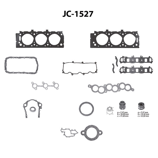 JC-1527 Juego Completo de Juntas de  Motor para Mercury Topaz 1994 TF VICTOR