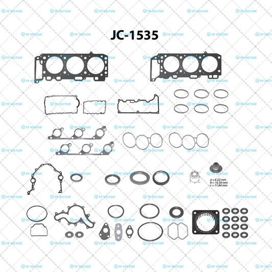 JC-1535 Juego Completo de Juntas de  Motor para Ford Explorer 1997 TF VICTOR