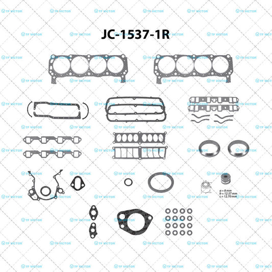 JC-1537-1R Juego Completo de Juntas de  Motor para Ford Club Wagon 1995 TF VICTOR