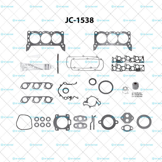 JC-1538 Juego Completo de Juntas de  Motor para Ford E-150 2002 TF VICTOR