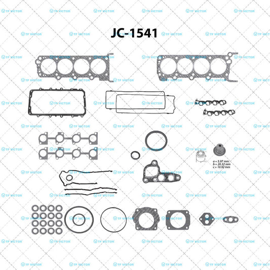 JC-1541 Juego Completo de Juntas de  Motor para Ford Mustang 1997 TF VICTOR