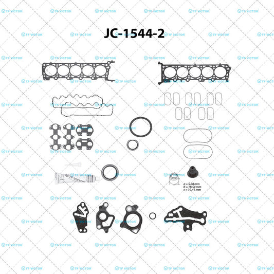 JC-1544-2 Juego Completo de Juntas de  Motor para Ford F-350 Super Duty 2009 TF VICTOR