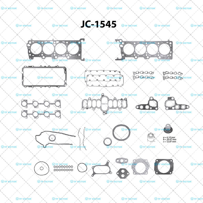 JC-1545 Juego Completo de Juntas de  Motor para Ford Thunderbird 1996 TF VICTOR