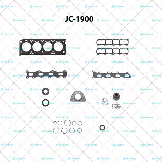 JC-1900 Juego Completo de Juntas de  Motor para Fiat Palio 2005 TF VICTOR