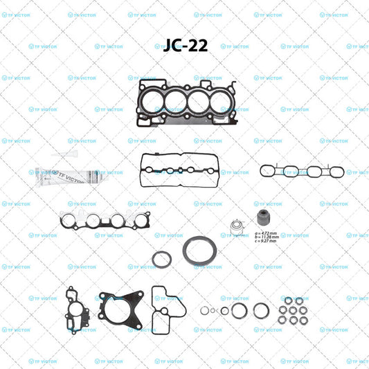 JC-22 Juego Completo de Juntas de  Motor para Nissan Tiida 2008 TF VICTOR