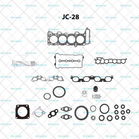 JC-28 Juego Completo de Juntas de  Motor para Nissan Sentra 1994 TF VICTOR