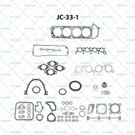 JC-33-1 Juego Completo de Juntas de  Motor para Nissan Altima 1999 TF VICTOR