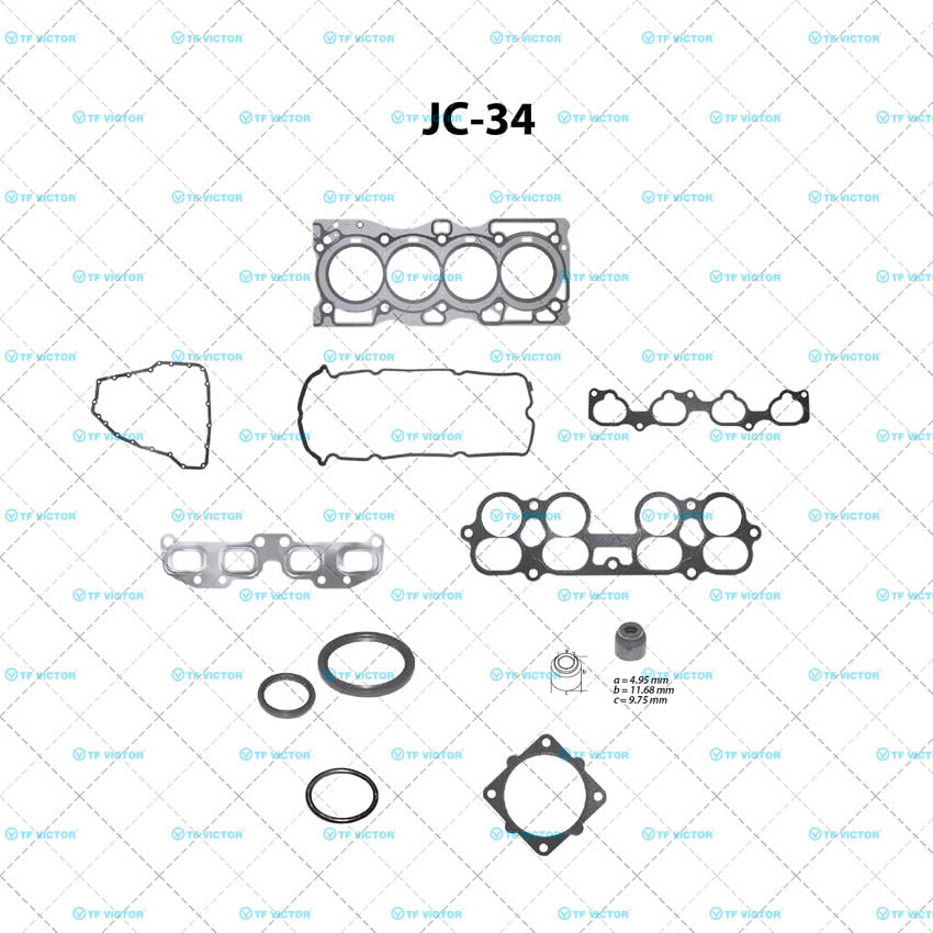 JC-34 Juego Completo de Juntas de  Motor para Nissan Altima 2002 TF VICTOR