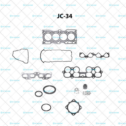 JC-34 Juego Completo de Juntas de  Motor para Nissan Altima 2007 TF VICTOR