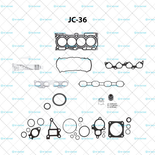 JC-36 Juego Completo de Juntas de  Motor para Nissan Sentra 2010 TF VICTOR