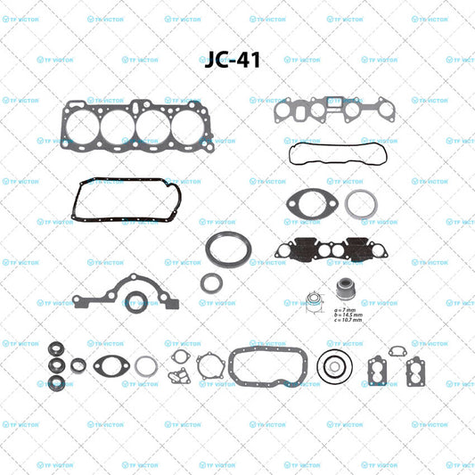 JC-41 Juego Completo de Juntas de  Motor para Isuzu Rodeo 1993 TF VICTOR