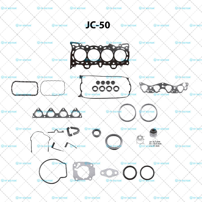 JC-50 Juego Completo de Juntas de  Motor para Honda Civic 1998 TF VICTOR