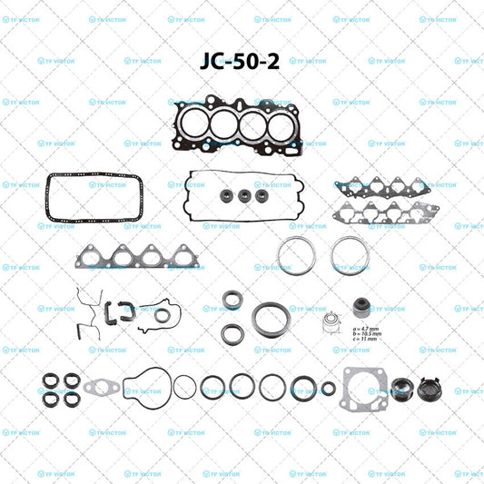 JC-50-2 Juego Completo de Juntas de  Motor para Honda Civic del Sol 1996 TF VICTOR