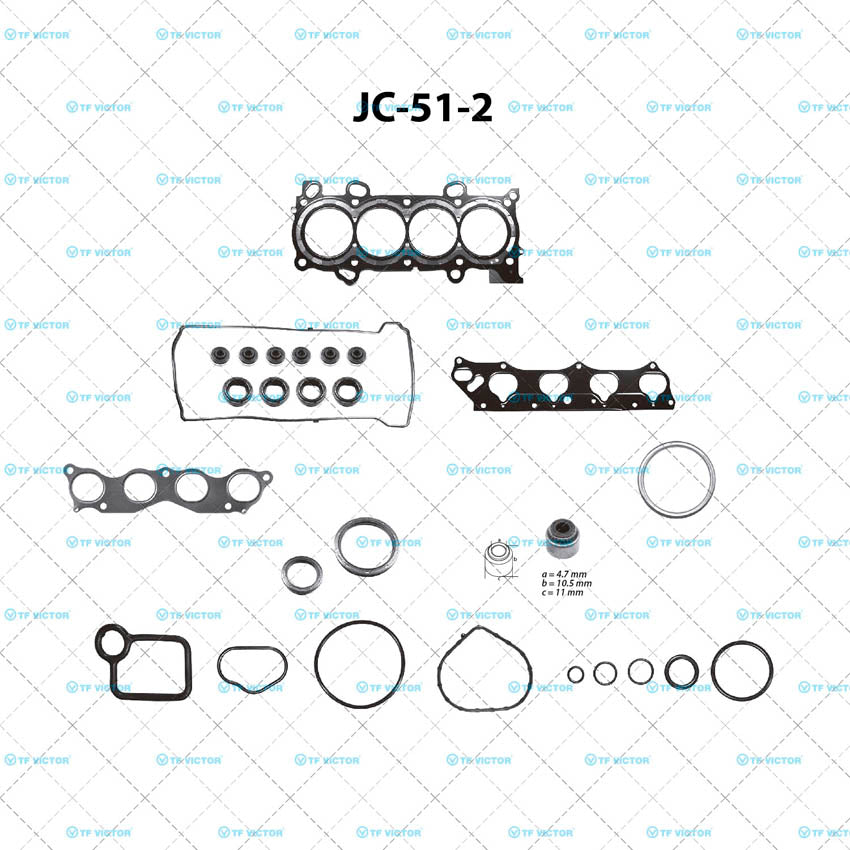JC-51-2 Juego Completo de Juntas de  Motor para Honda Accord 2004 TF VICTOR