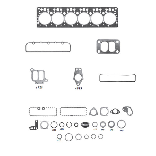 JC-7000 Juego Completo de Juntas de  Motor Diesel para Freightliner FL70 2000 TF VICTOR