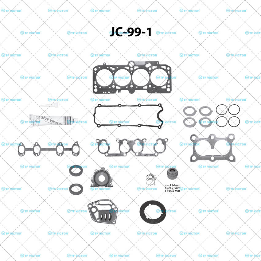 JC-99-1 Juego Completo de Juntas de  Motor para Volkswagen Golf 2004 TF VICTOR