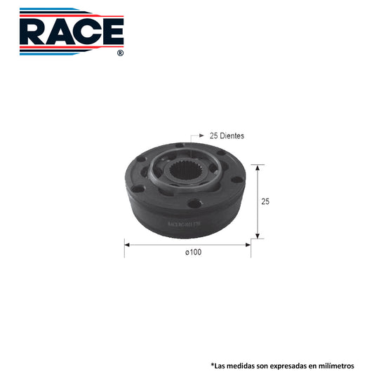RC-7021 Balero Homocinético Transmisión Manual/Automática  Lado Cardan 100 mm para Jeep Grand Cherokee 2000 RACE