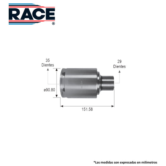RC-7025 Junta Lado Caja Transmisión Manual  Lado Izquierdo 6 Vel para Nissan Tiida 2018 RACE