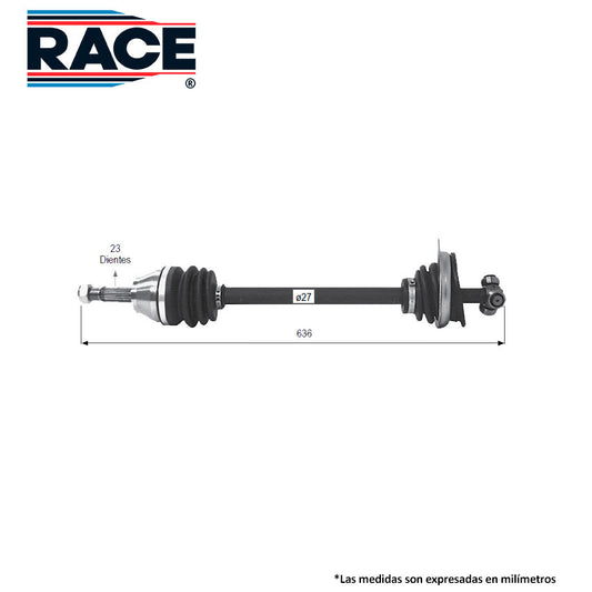 RF-8026 Flecha Completa Transmisión Manual  Lado Izquierdo para Renault Kangoo Express 2008 RACE
