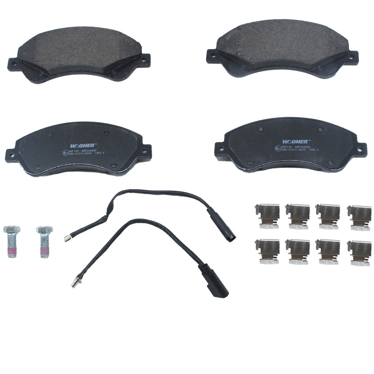 8736-D1528 Balatas Semimetálicas Delanteras para Ford Transit 2010 WAGNER