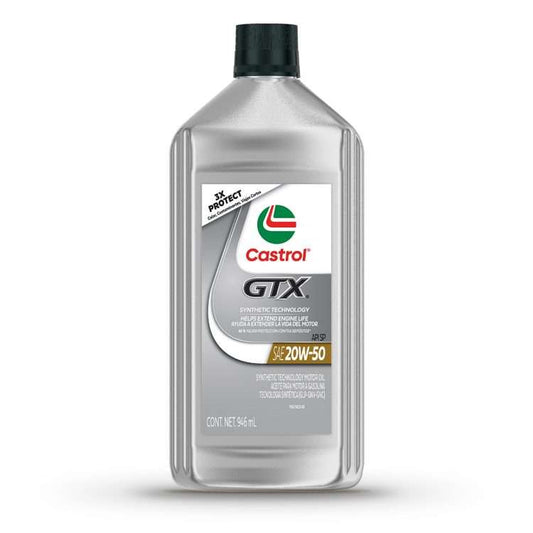 20W-50 Aceite GTX Tecnología Sintética .946 L CASTROL